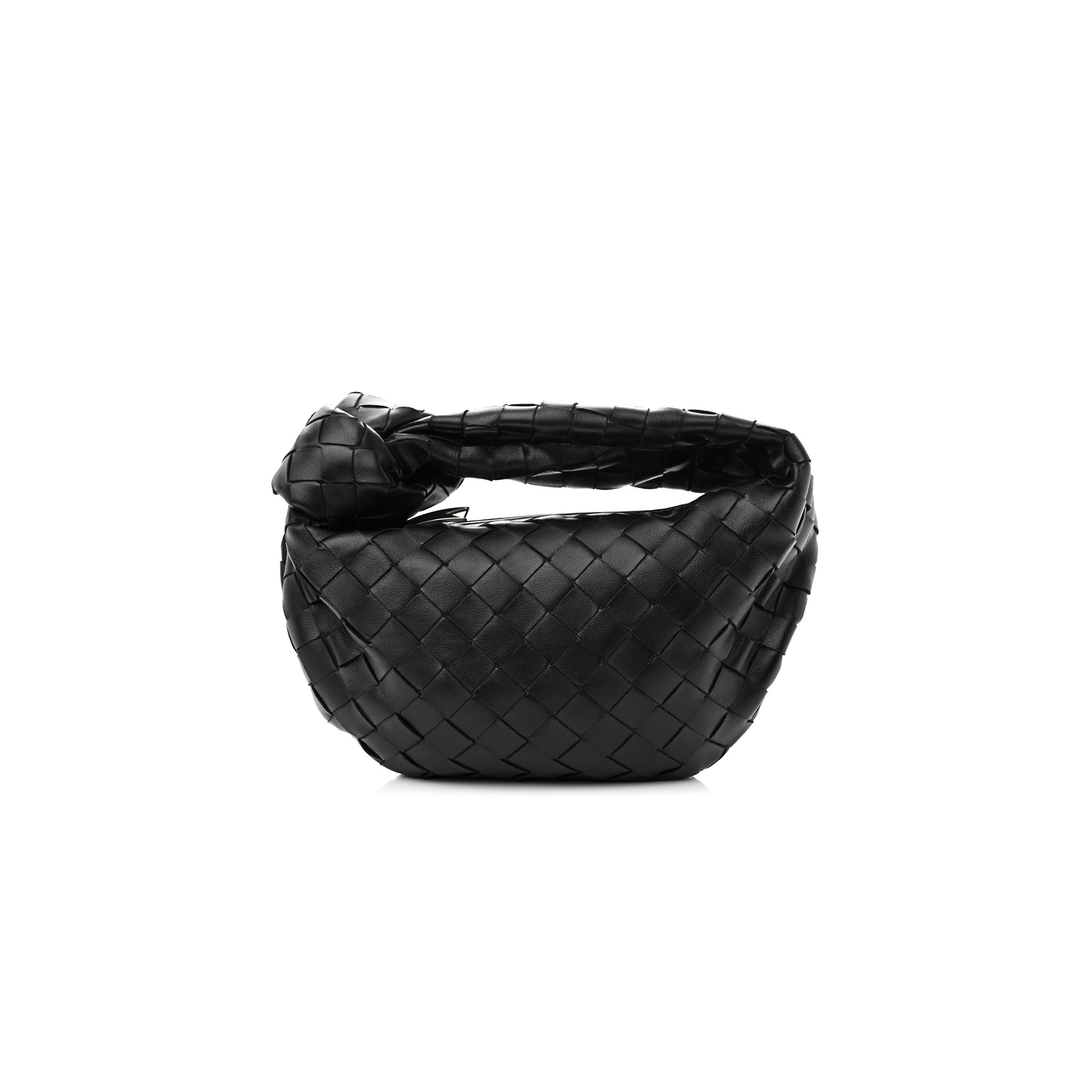 BOTTEGA VENETA NAPPA INTRECCIATO MINI JODIE BLACK (21*14*3cm)